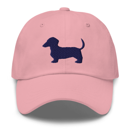 Sutton Sisters Australia Women's Baby Pink/Navy Dachshund Cap