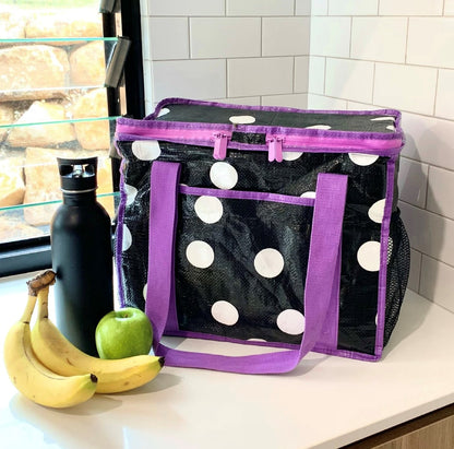 Sista&Co. The Original Family Cooler Bag - Black/Purple