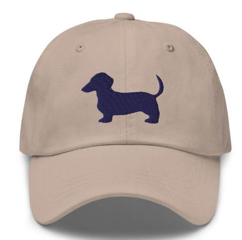 Sutton Sisters Australia Stone/Navy Dachshund Cap