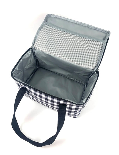 Sista&Co. Lunch Bag Black Gingham