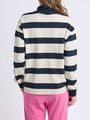 ELM Elm Jade Half Zip Navy Stripe 81X4572.NAVY