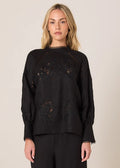 Fate + Becker Aven Embroidered Blouse - Black