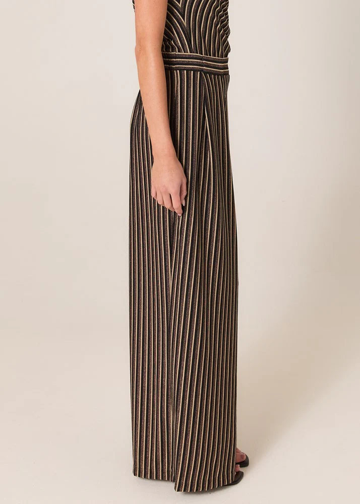 Fate + Becker Everlyn Metallic Jersey Pant - Multicolour