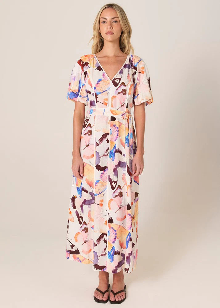 Fate + Becker Mariposa Dress - Butterfly Print