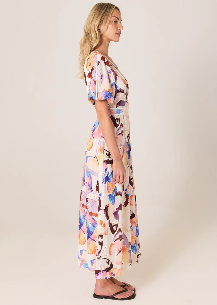 Fate + Becker Mariposa Dress - Butterfly Print