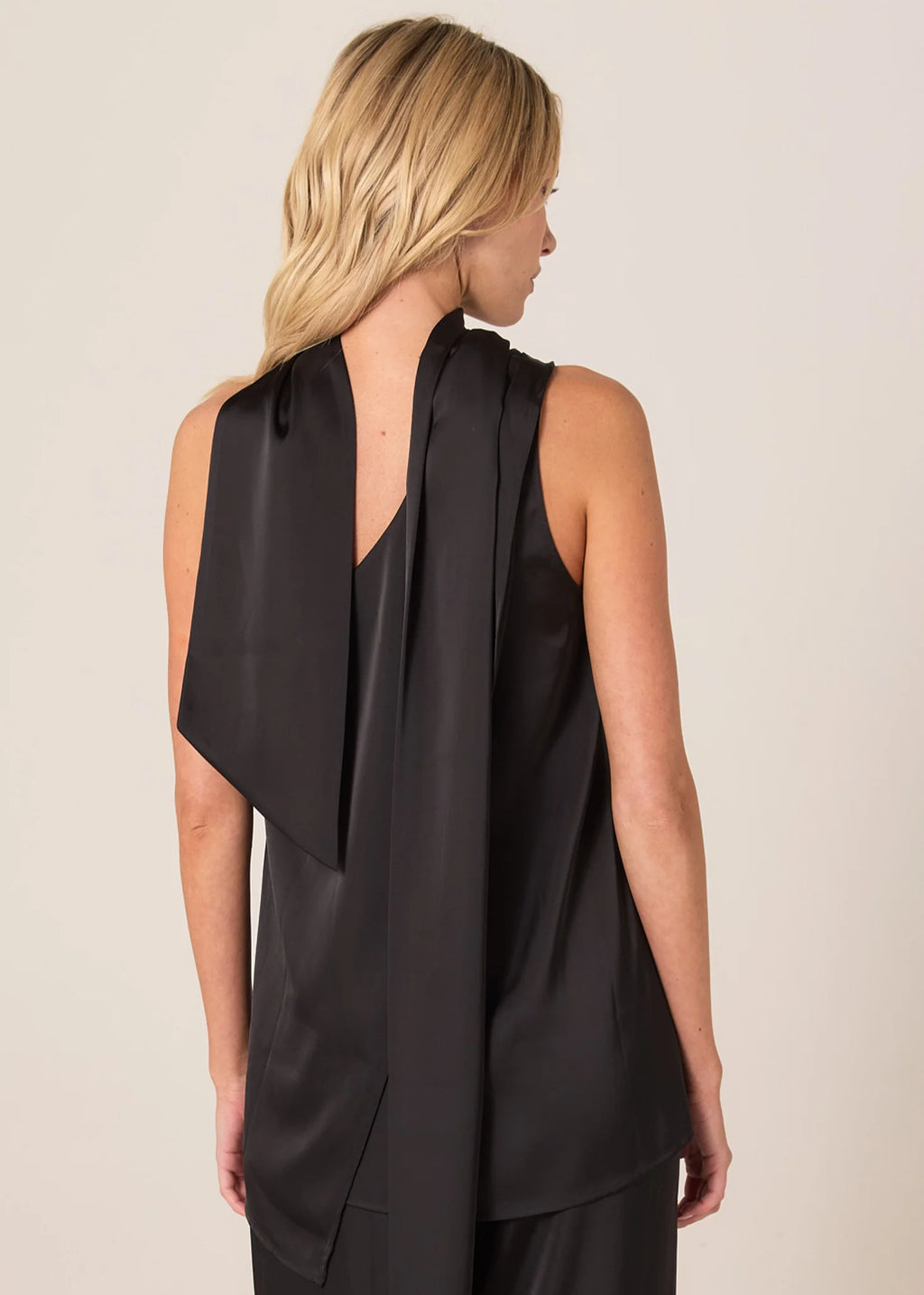 Fate + Becker Dahlia Satin One Shoulder Top - Black