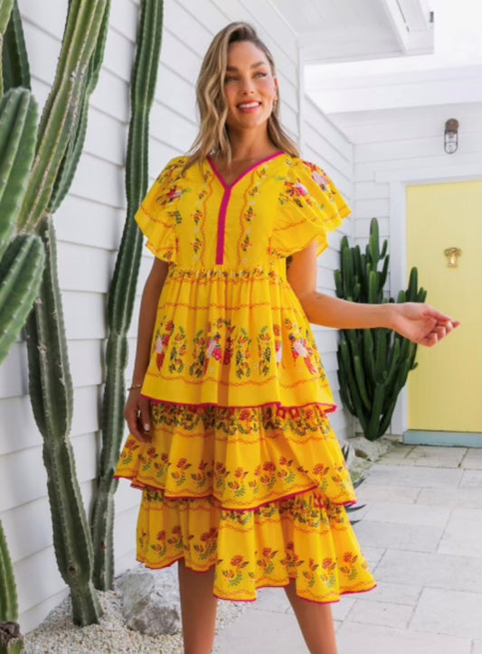 Cactus Rose Messina Dress SALE $65!