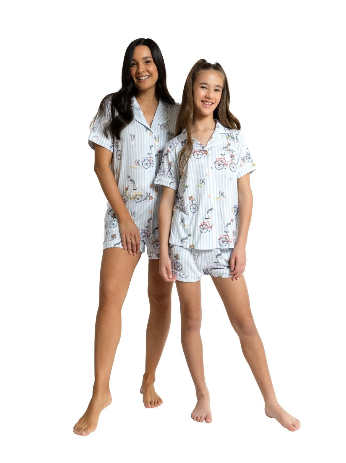 Souluna Girl's Tour De Frenchie PJ Set