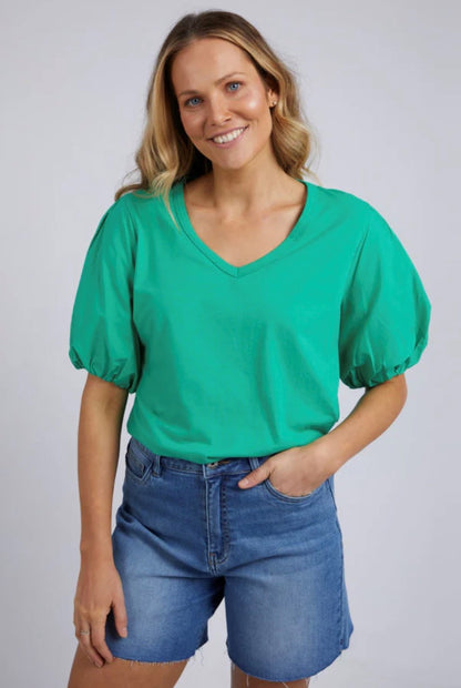 ELM Joy Short Sleeve Bright Green Tee 81X4316.GREB