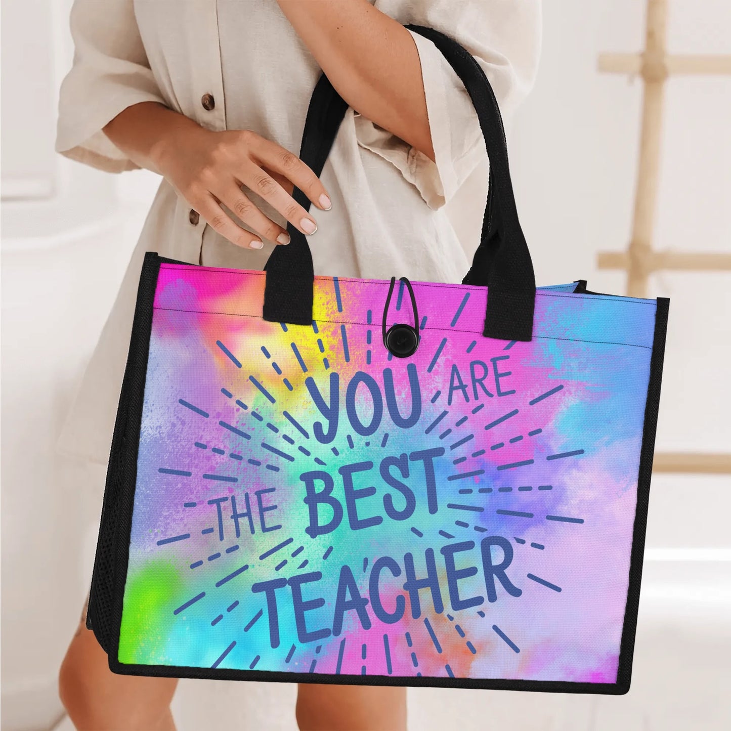 Best Teacher Canvas Tote Bag