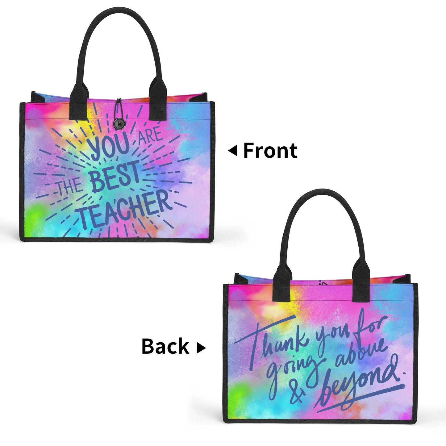 Best Teacher Canvas Tote Bag