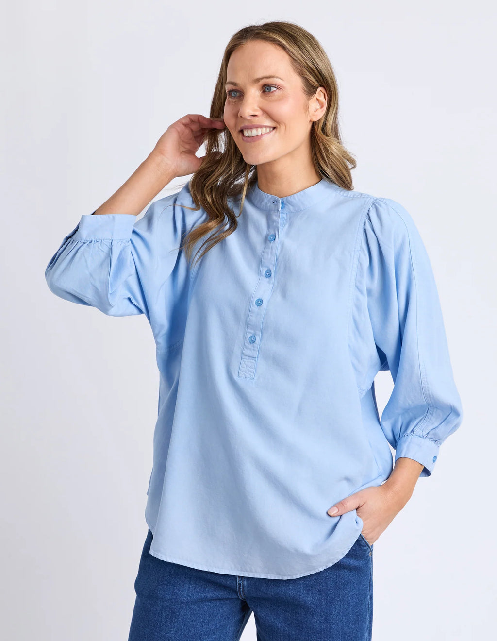 ELM Rowan Shirt Light Blue 8138010.LBU
