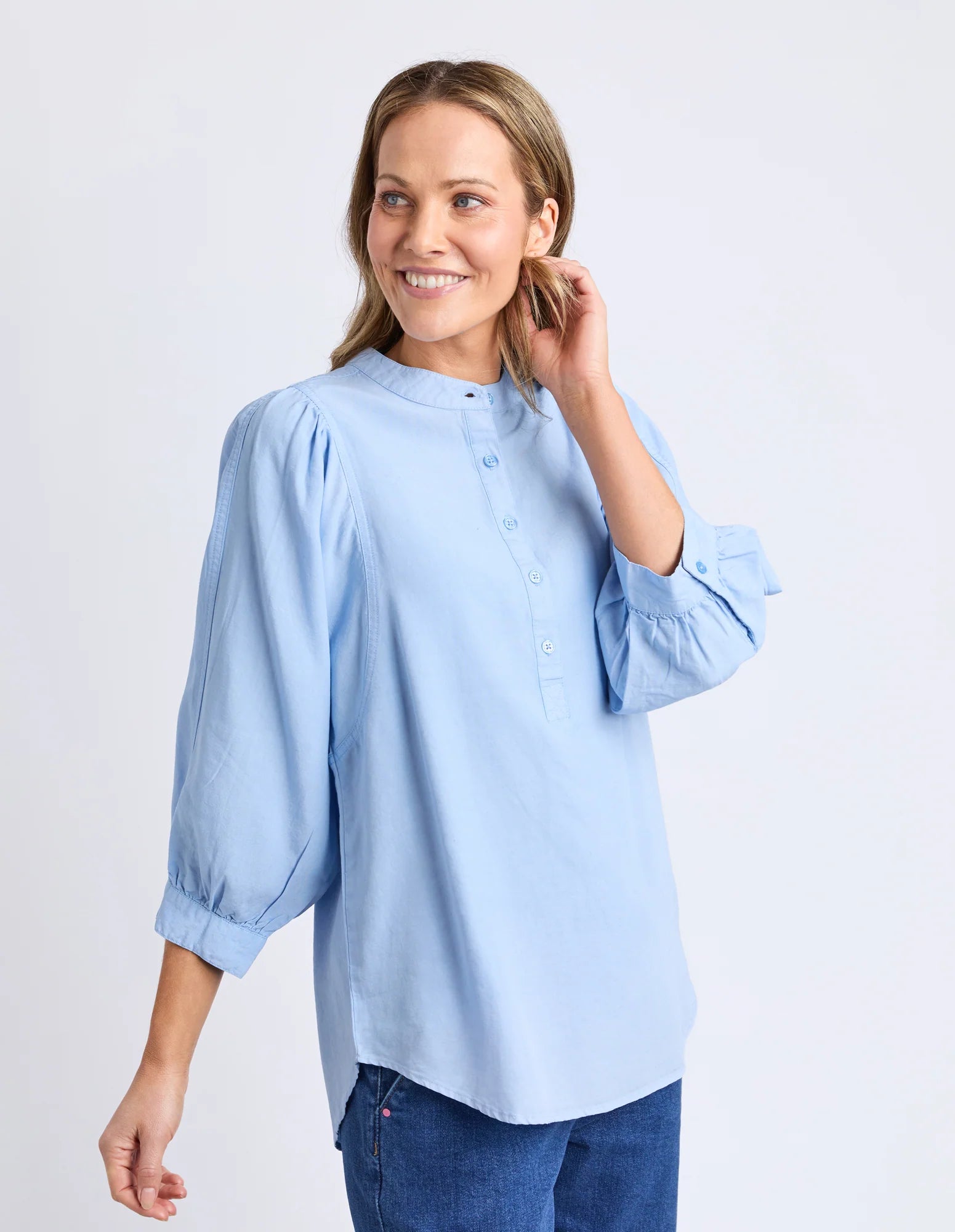 ELM Rowan Shirt Light Blue 8138010.LBU