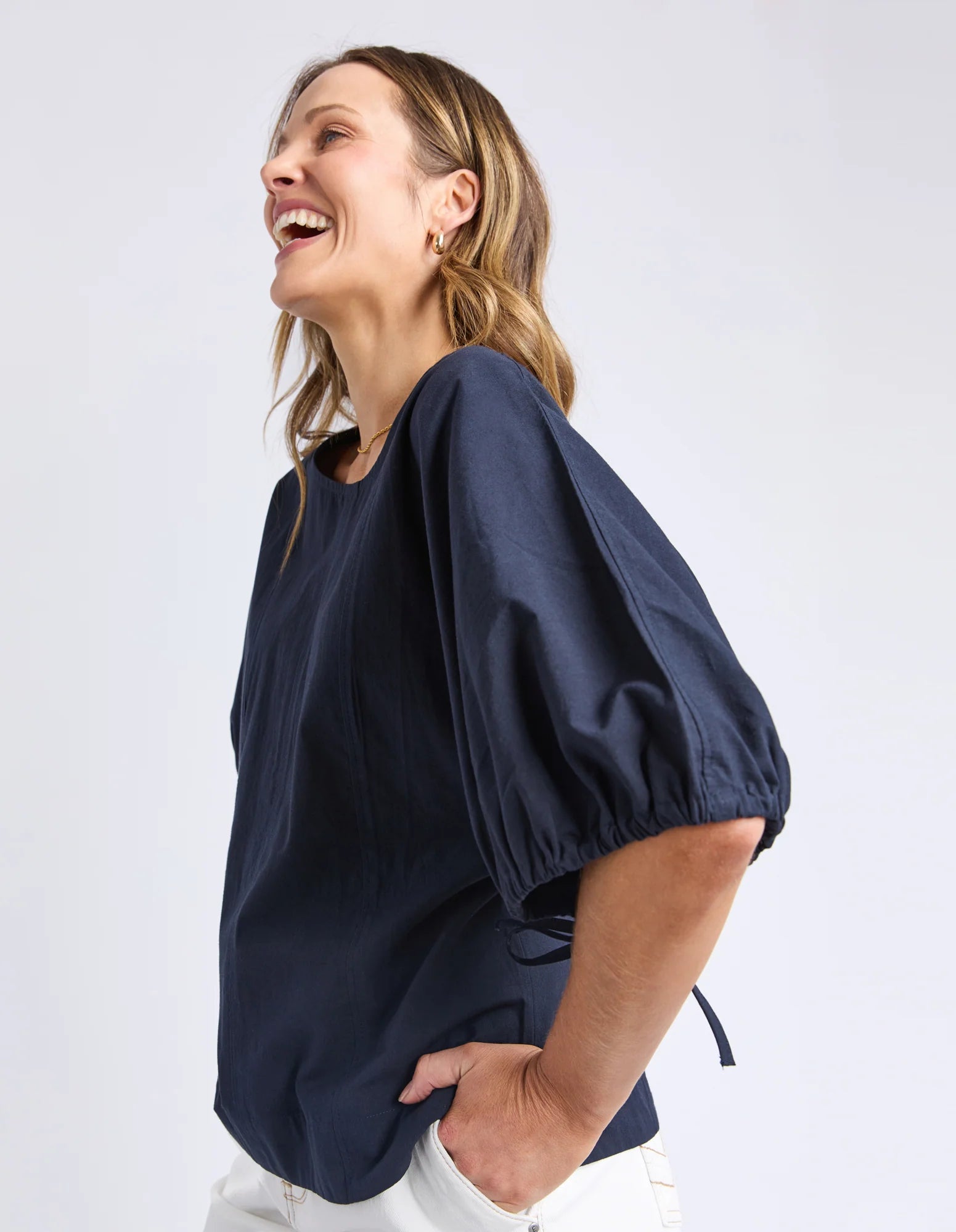 ELM Marie Top Navy