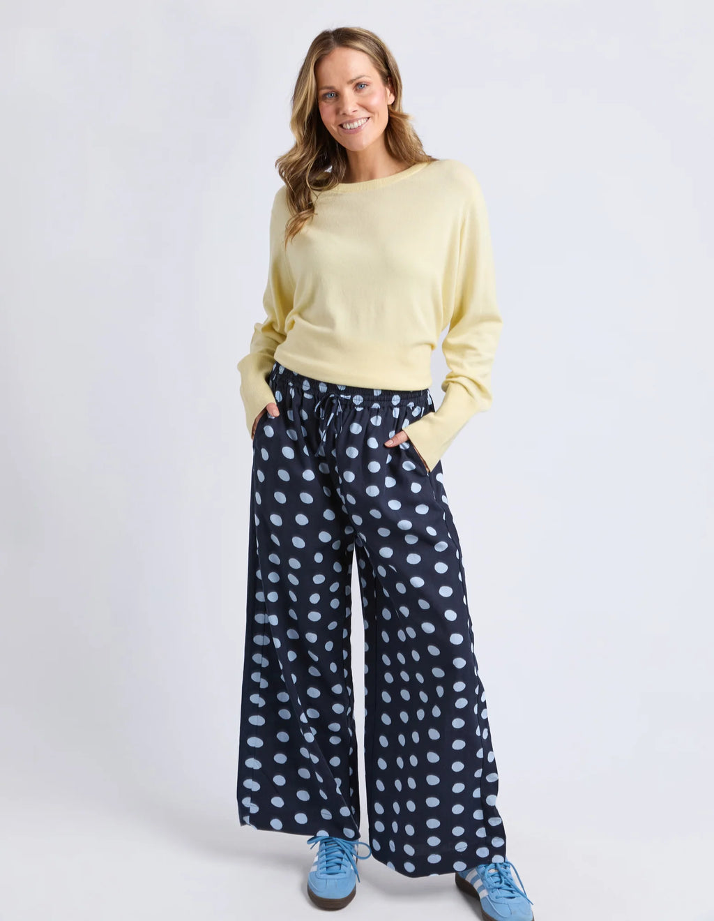 ELM Dotty Elastic Pant Classic Navy Spot 8177013.CNAV