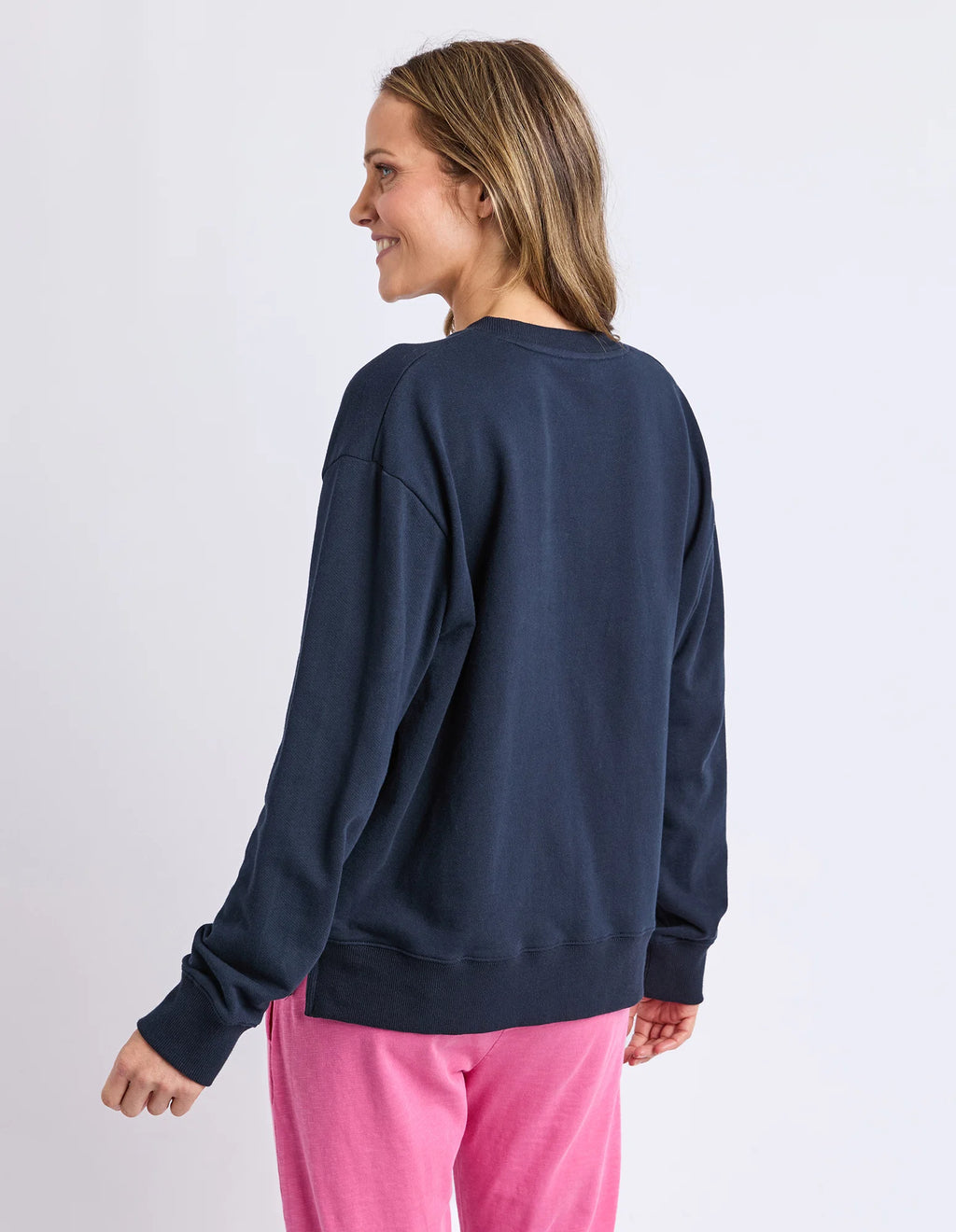 ELM Fill Your Cup Crew Navy 8177080.NAVY