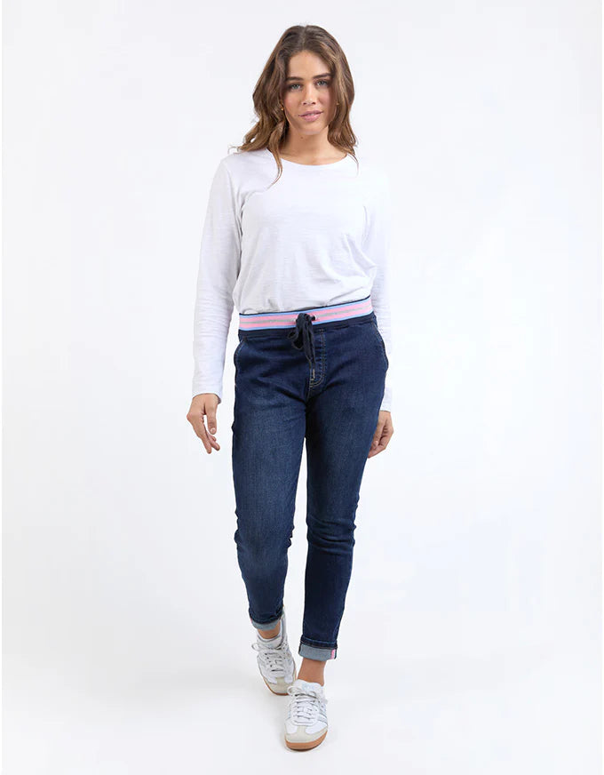 ELM Melody Denim Jogger Pant Indigo 81D1307.INDI