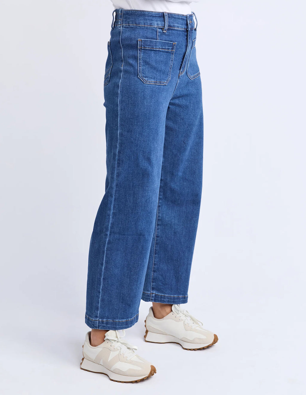 ELM Alyssa Front Pocket Jean Mid Blue Wash 81D1592.BLU