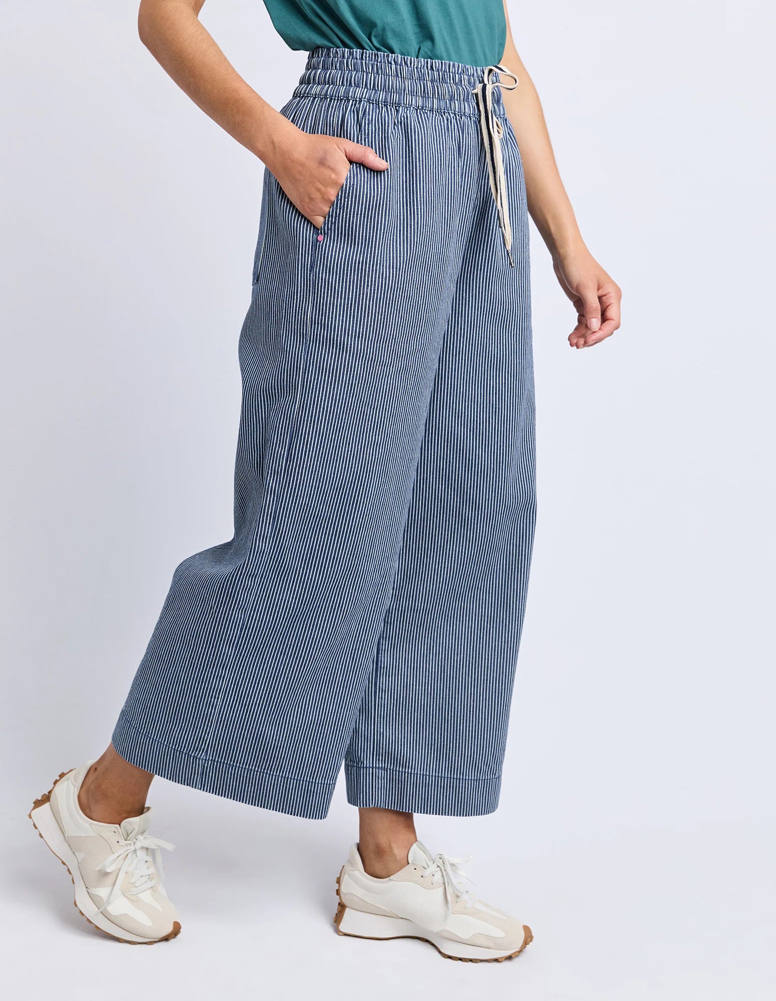 ELM Julia Pinstripe Denim Pant Blue & White Stripe 81D1602.BLU