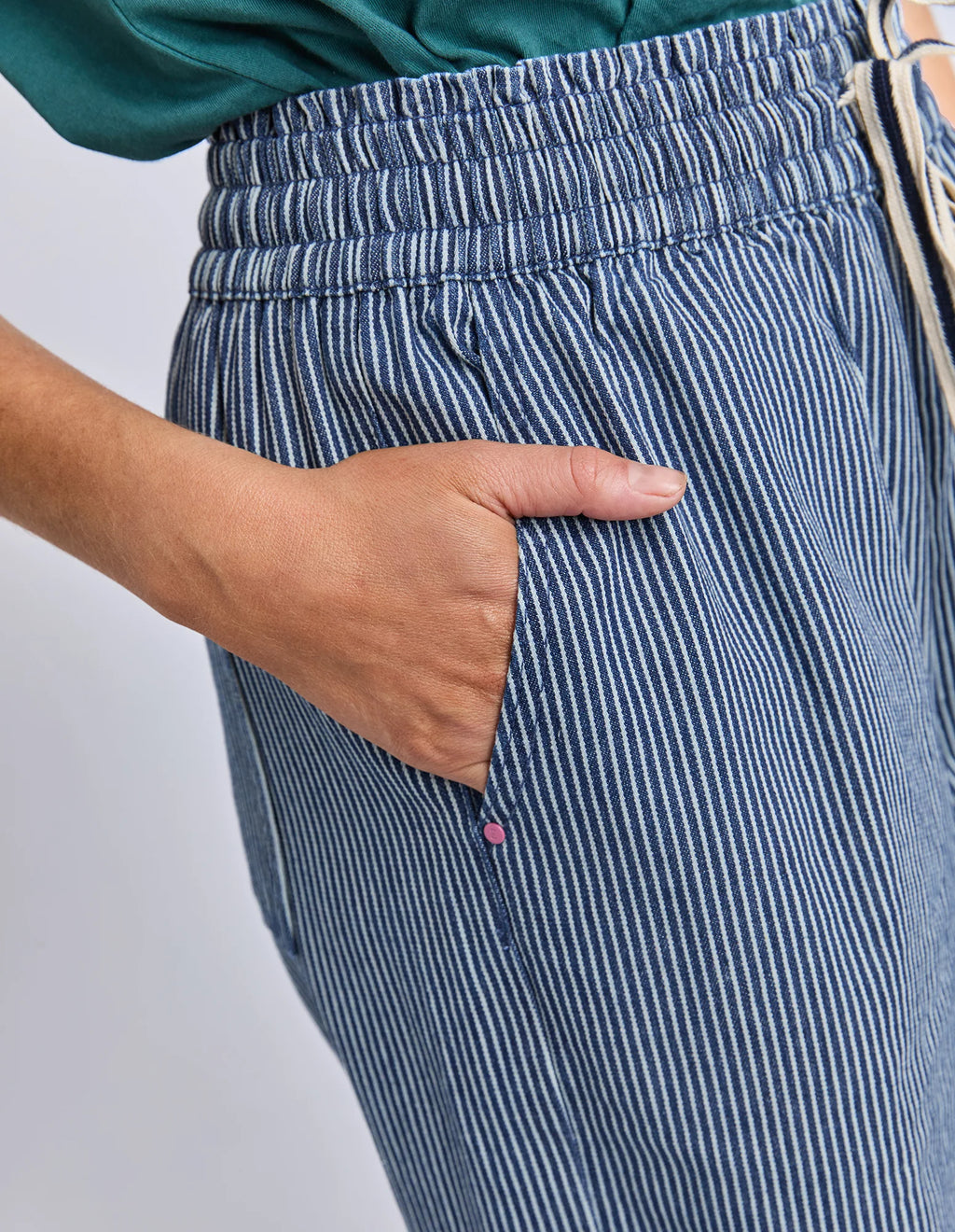 ELM Julia Pinstripe Denim Pant Blue & White Stripe 81D1602.BLU