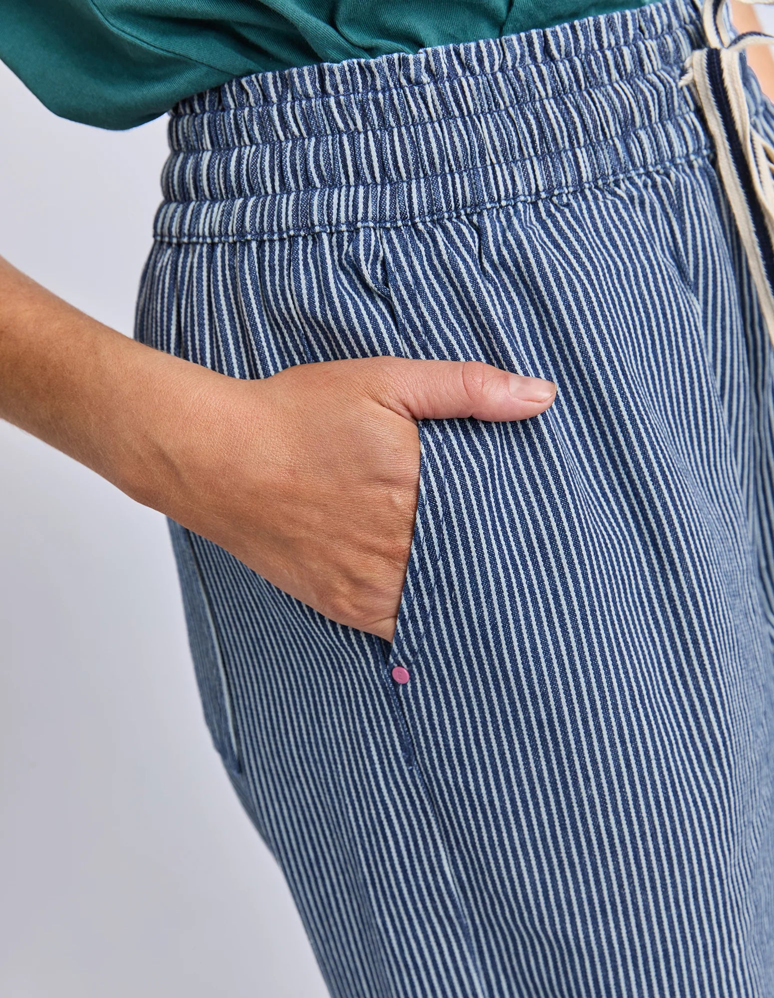 ELM Julia Pinstripe Denim Pant Blue & White Stripe 81D1602.BLU