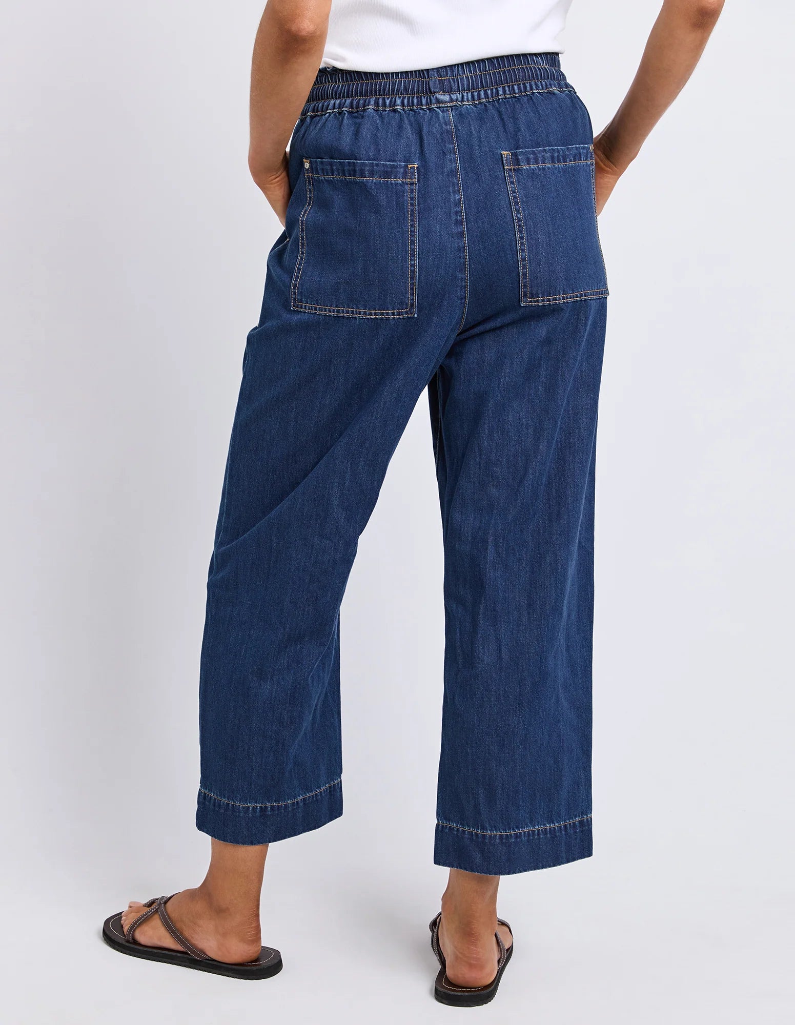 ELM Greta Slim Leg Denim Pant Extra Dark Wash 81D1621.SAPH