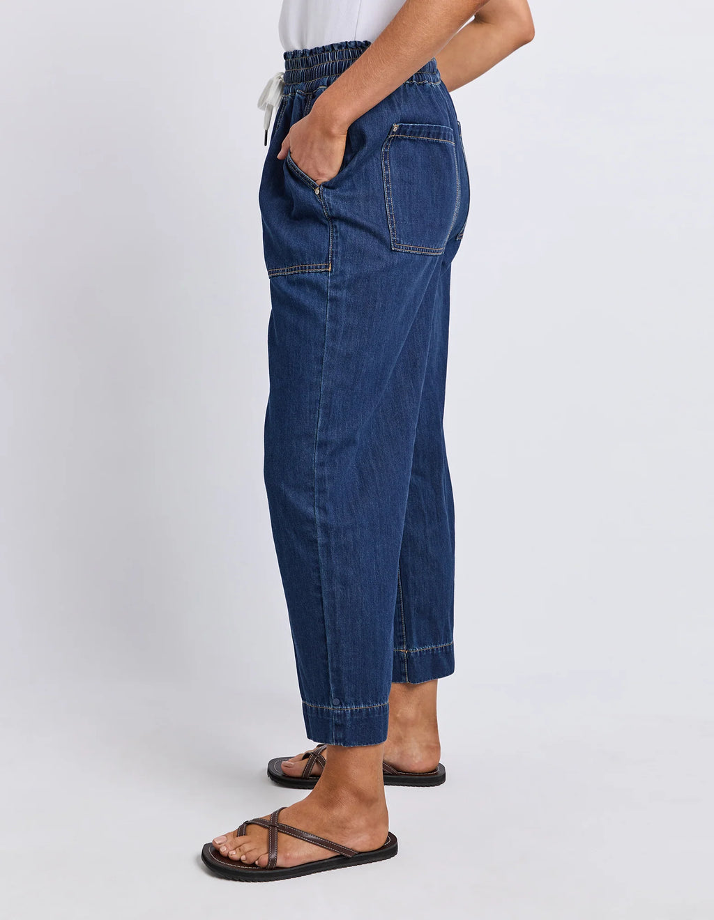 ELM Greta Slim Leg Denim Pant Extra Dark Wash 81D1621.SAPH