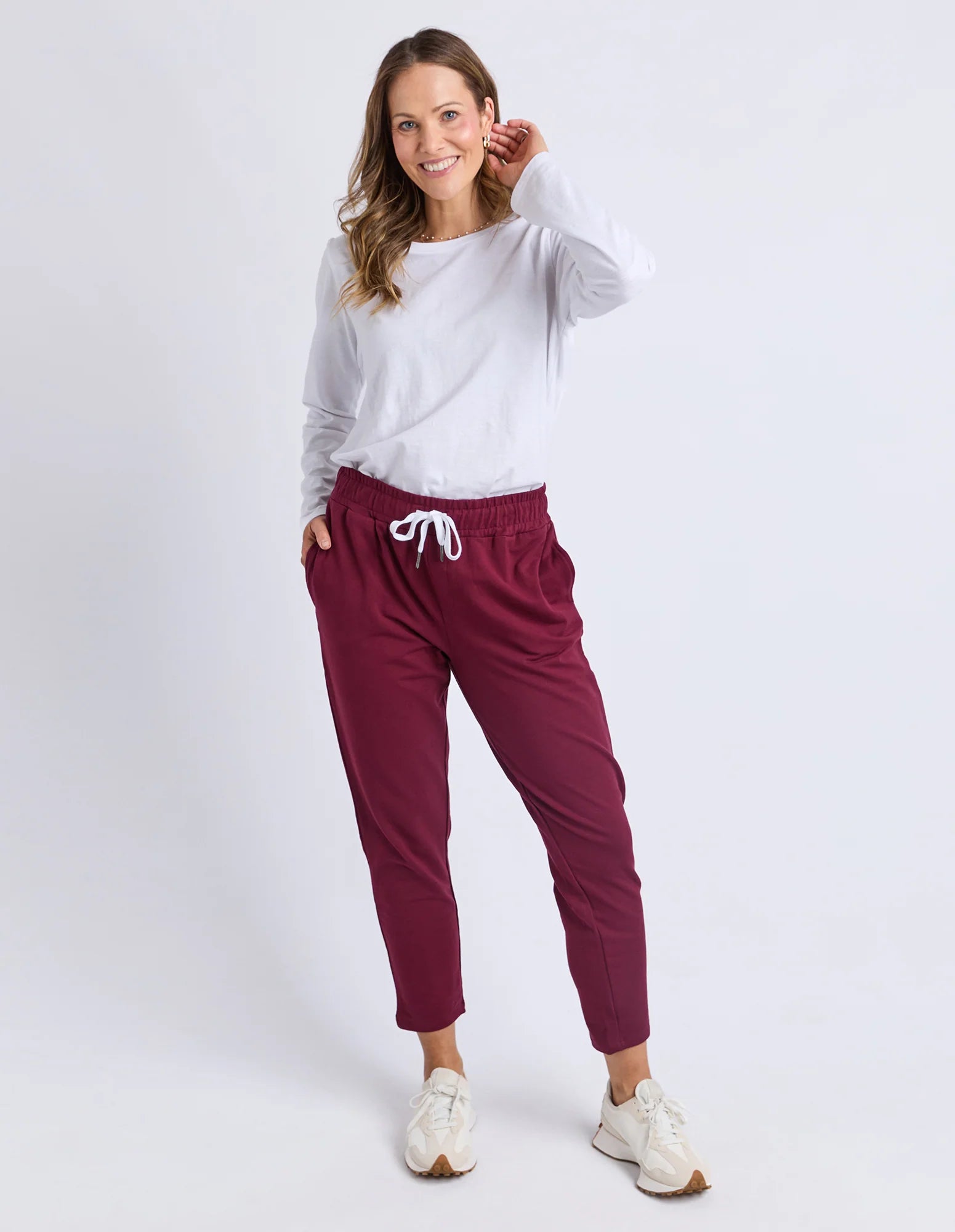 ELM The Lobby Pant 81X4130.PLUM