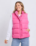 ELM Core Puffer Vest Hot Pink 81X4363.HPNK