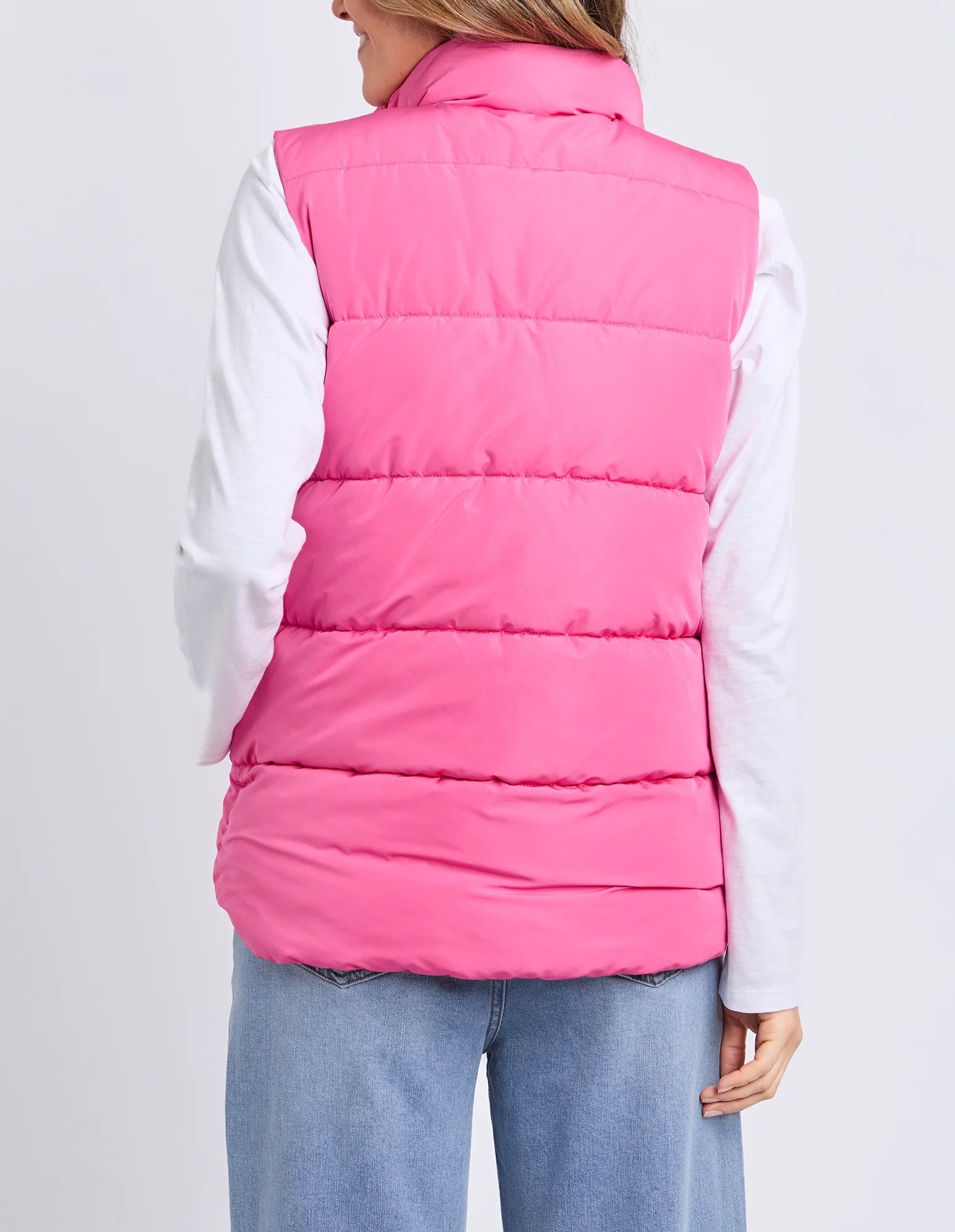 ELM Core Puffer Vest Hot Pink 81X4363.HPNK