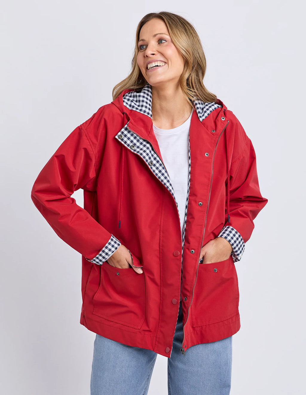 ELM Chelsea Rain Coat Cranberry 81X4388.CRAN