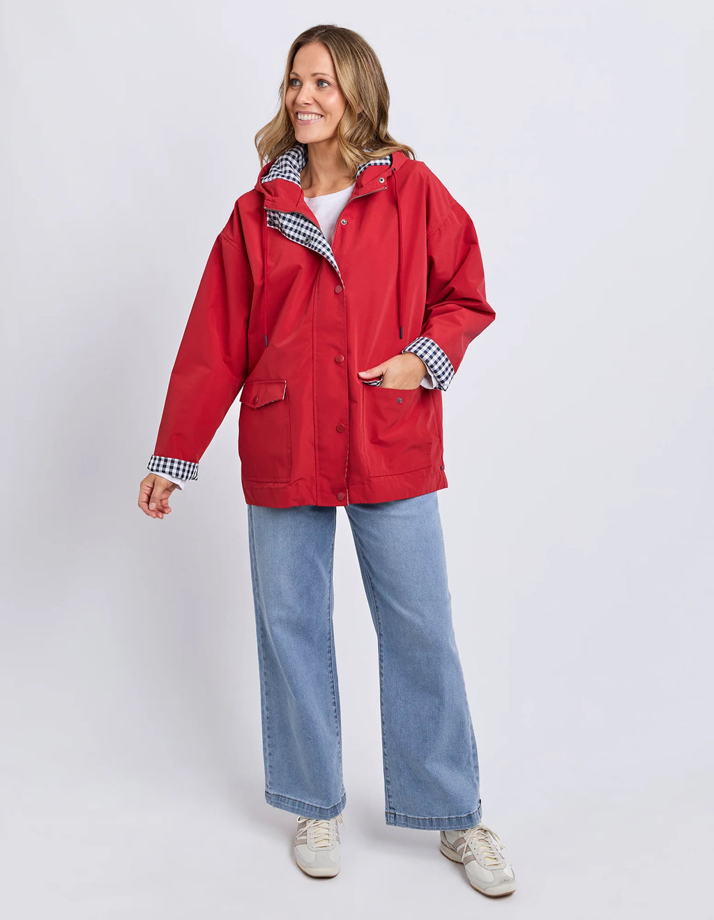 ELM Chelsea Rain Coat Cranberry 81X4388.CRAN