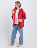 ELM Chelsea Rain Coat Cranberry 81X4388.CRAN
