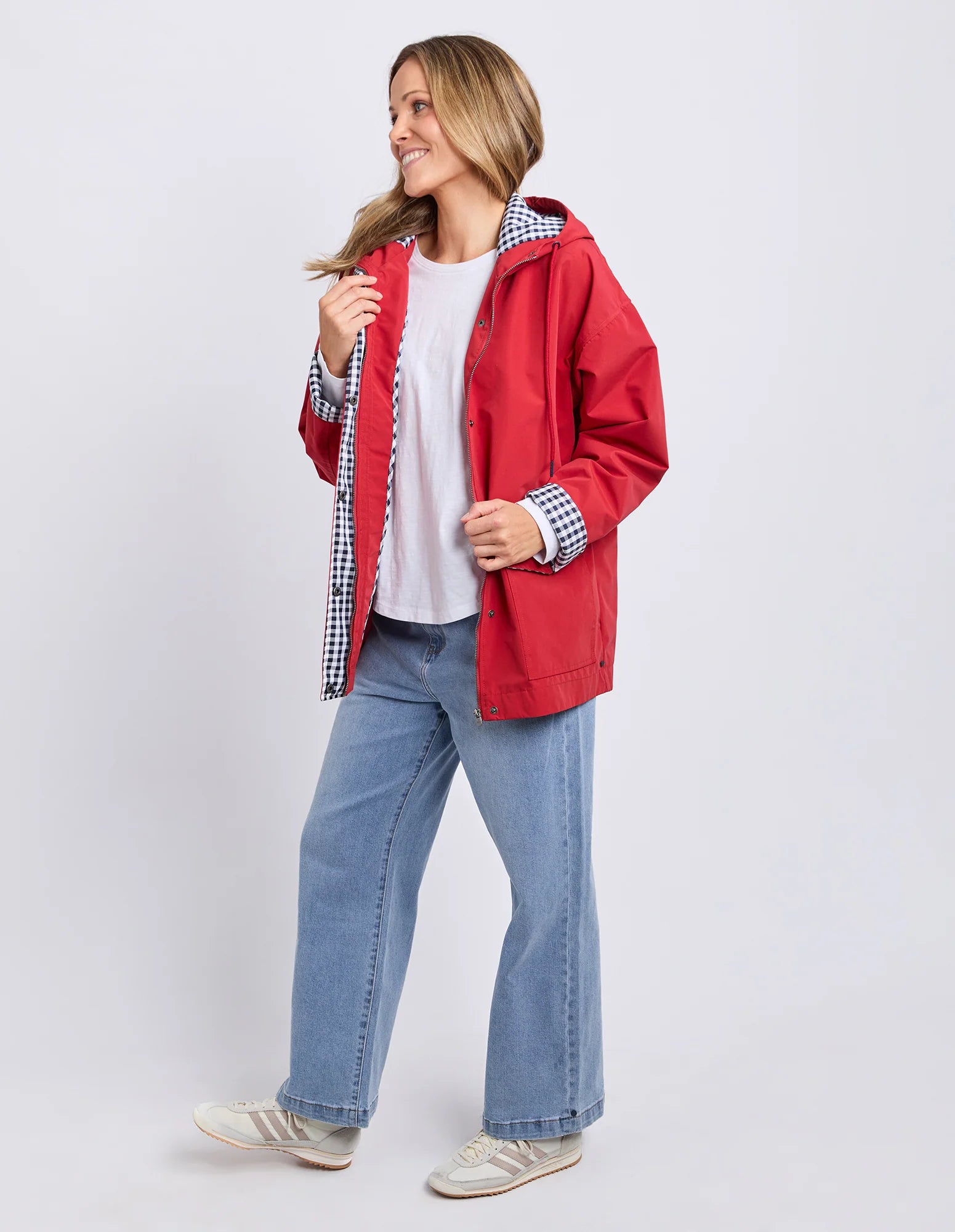 ELM Chelsea Rain Coat Cranberry 81X4388.CRAN