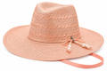 Love Kate Sun-Kissed - Handwoven Entwined Fine Paper and Ramie Hat - Blush