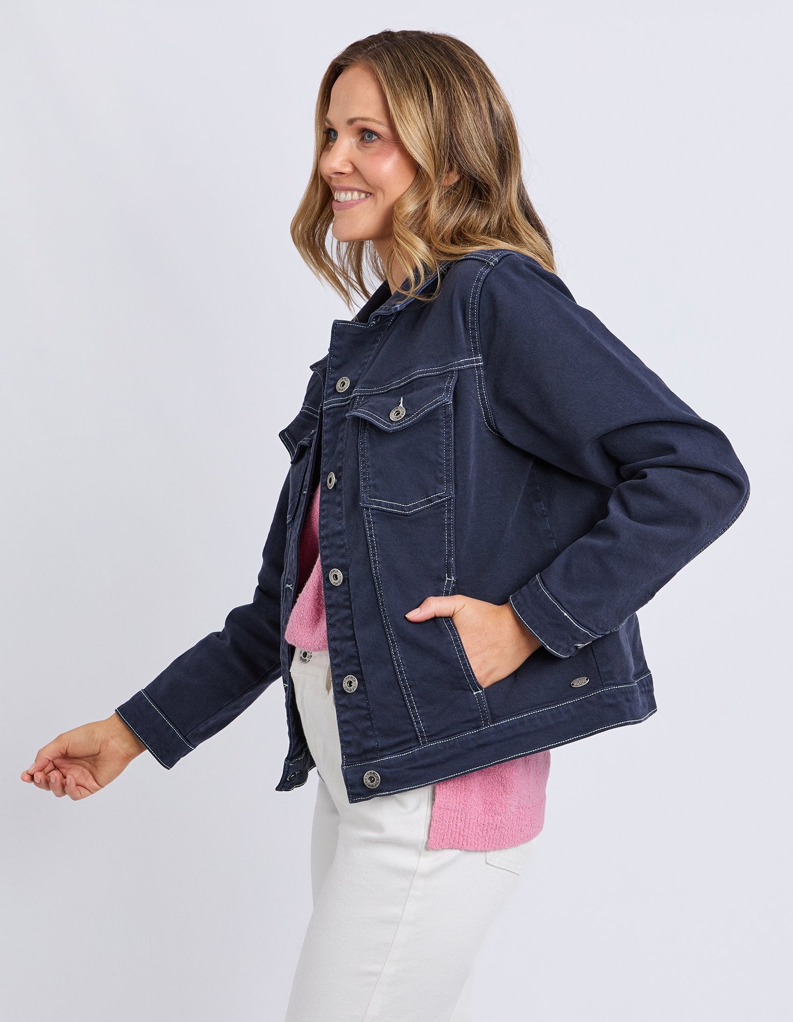 Elm Tilly Denim Jacket Navy 81D1428.NAVY