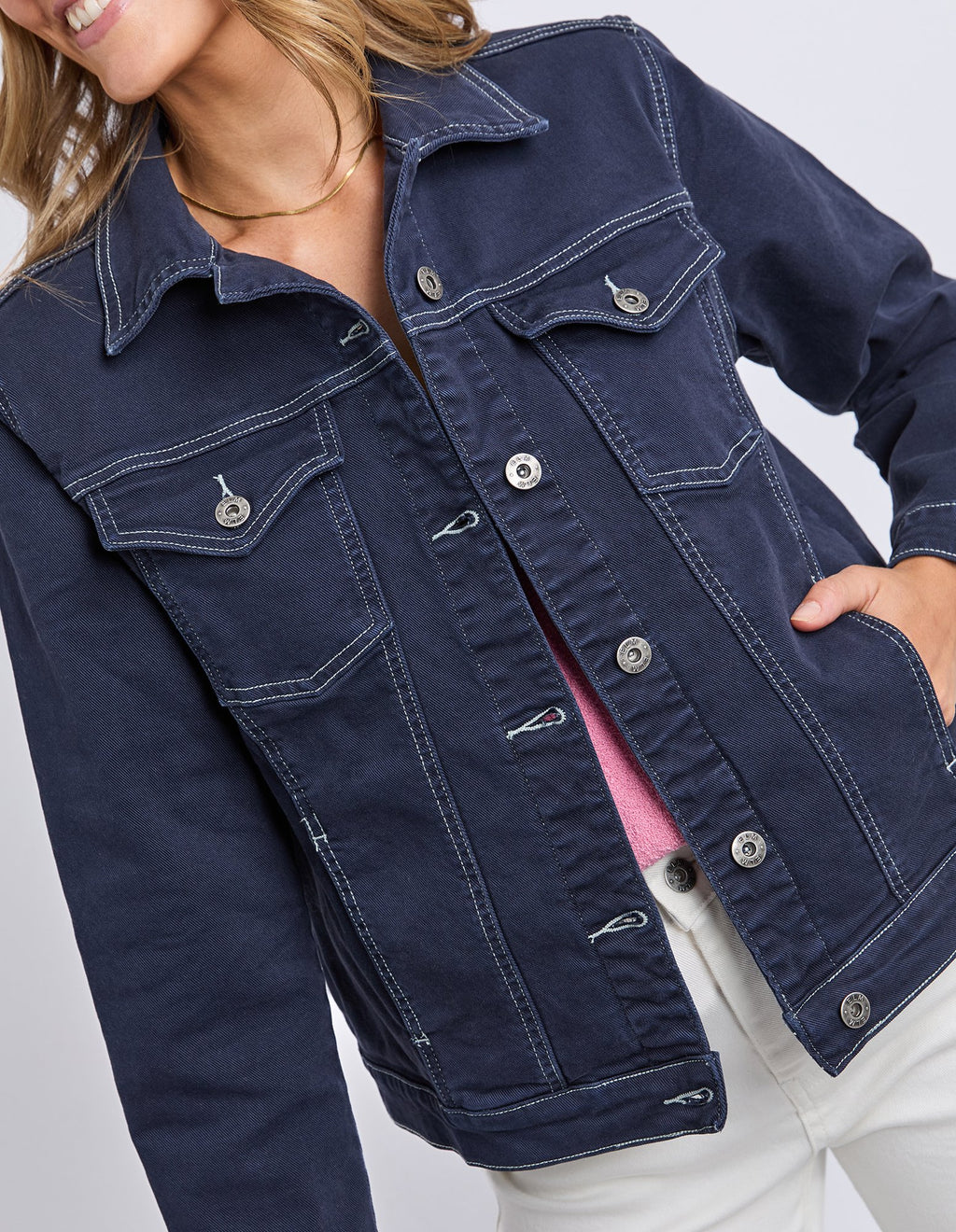 Elm Tilly Denim Jacket Navy 81D1428.NAVY