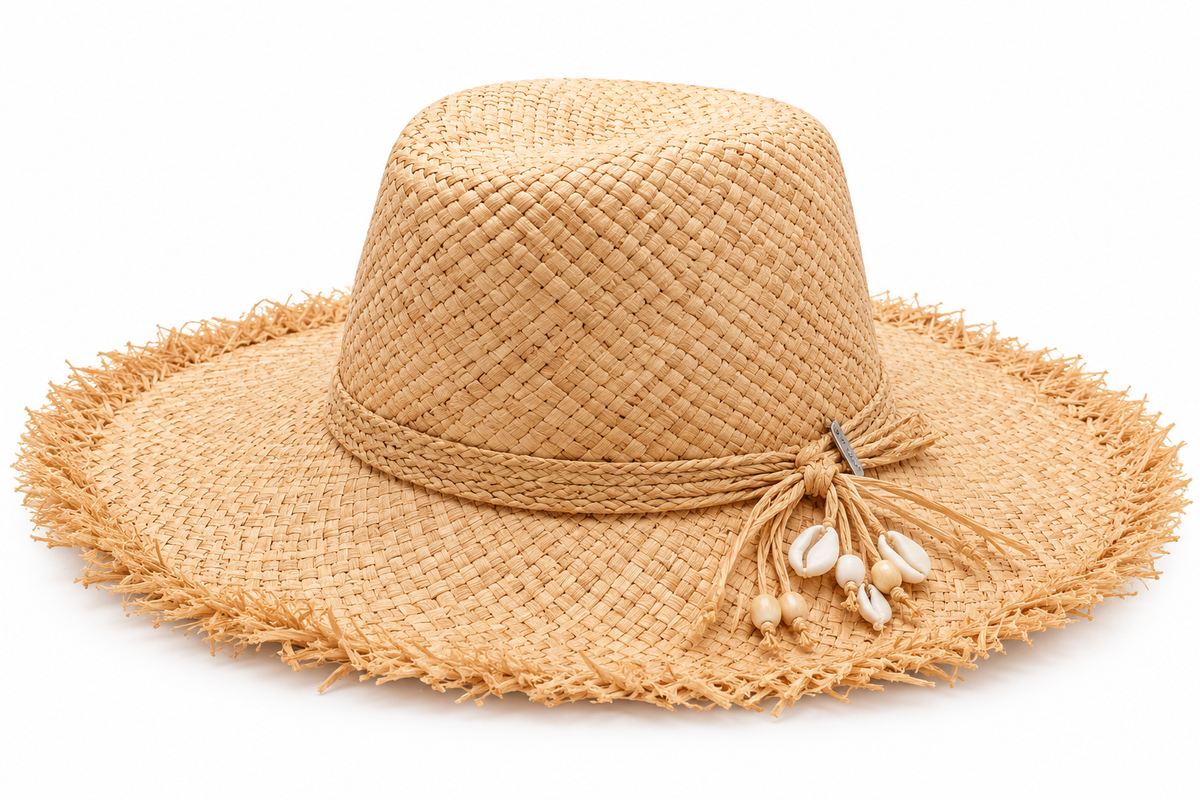 Love Kate Shell We Dance? - Handwoven Raffia Fibre Hat