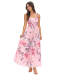 Here Comes the Sun Pink Floral Dress