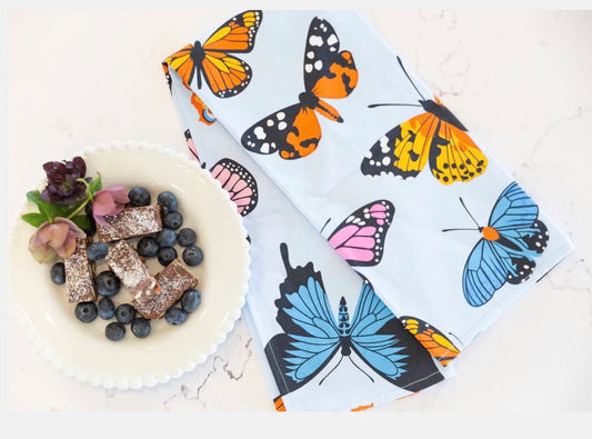 Butterfly Cotton Tea Towel